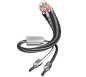 Preview: 2x 3,0m Inakustik Referenz LS-803 Lautsprecherkabel Bi - Wire mit Kabelschuh 3m