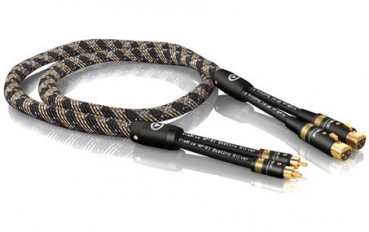 Viablue NF-S1 Quattro Silver XLR - Cinchkabel XLR-RCA weiblich (female) Stereo-Version Kabel (1Stk)