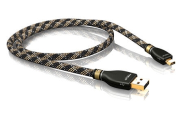 Viablue KR-2 Silver USB Kabel 2.0  A/Mini B (1 Stk)