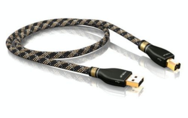 Viablue KR-2 Silver USB Kabel 2.0 A/B (1 Stk)
