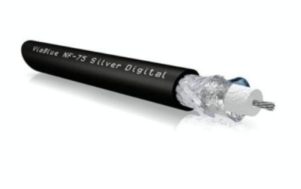Viablue NF-75 Silver Digital Koax Kabel Meterware (Preis pro Meter)