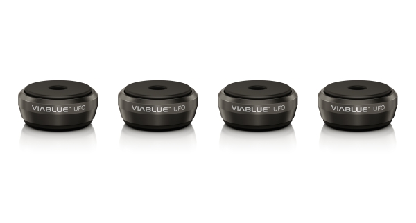 Viablue UFO Absorber black schwarz 4Stk.